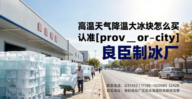高温天气降温大冰块怎么买 认准虹口良臣制冰厂