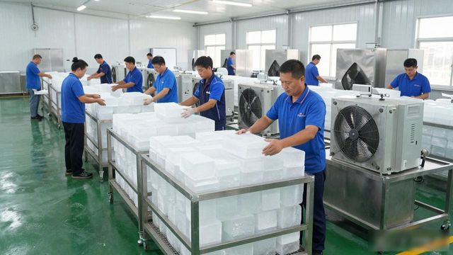 虹口夏季车间降温冰块_车间冰块降温方法_夏季车间降温冰块